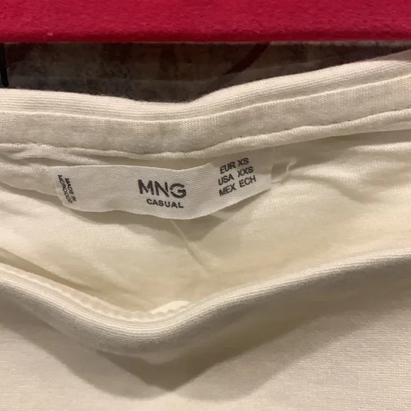 Mango Off-white cropped top - Picture 2 of 4